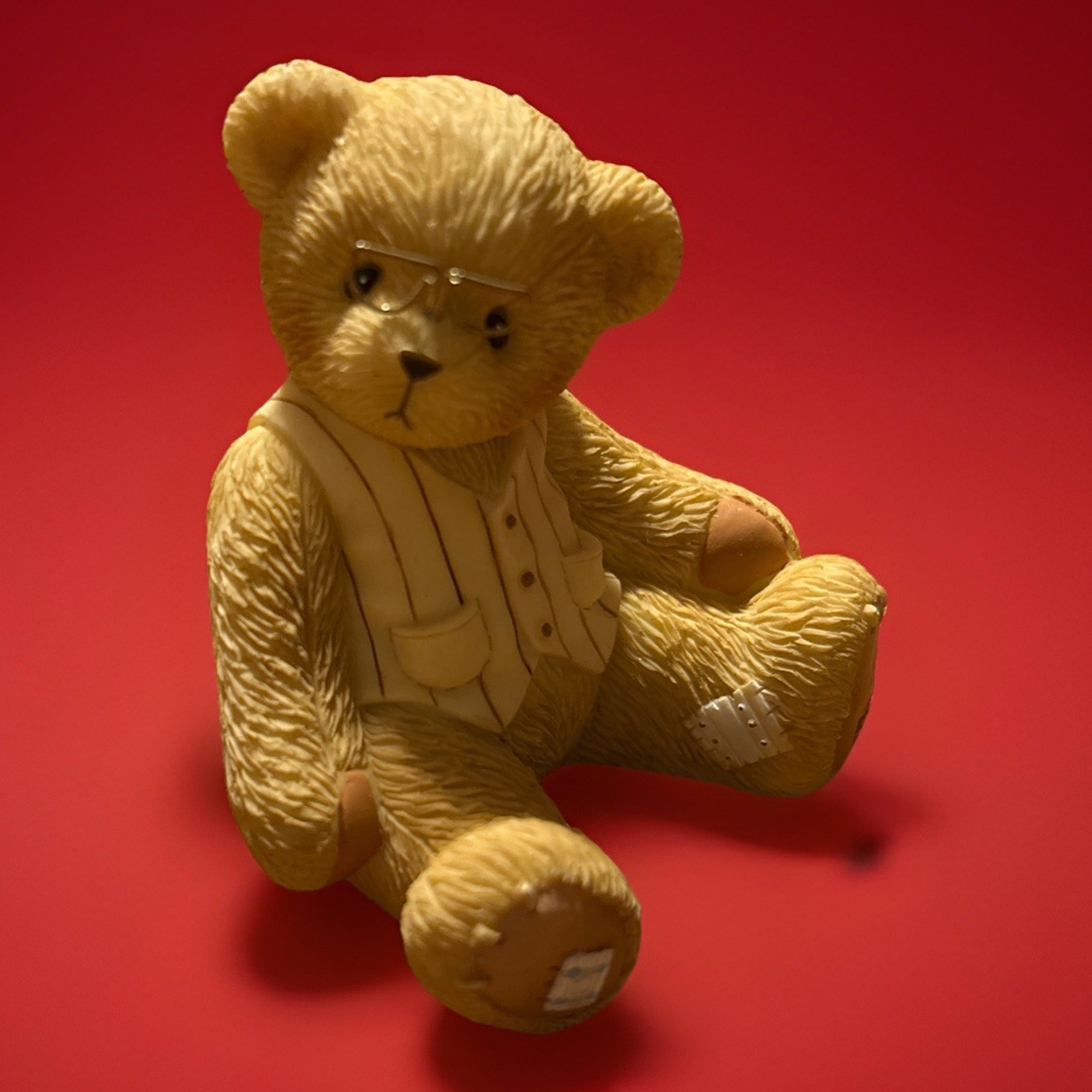 Cherished Teddies “Grandpas Share Lots Of Love” Figurine 2004 With Box