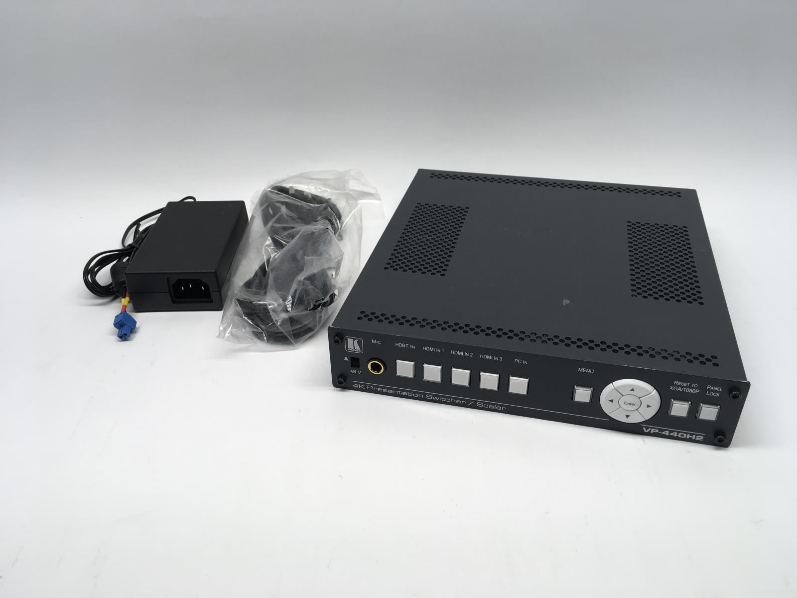 Kramer VP-440H2 4K Presentation Switcher / Scaler with AC Power Supply - VGC