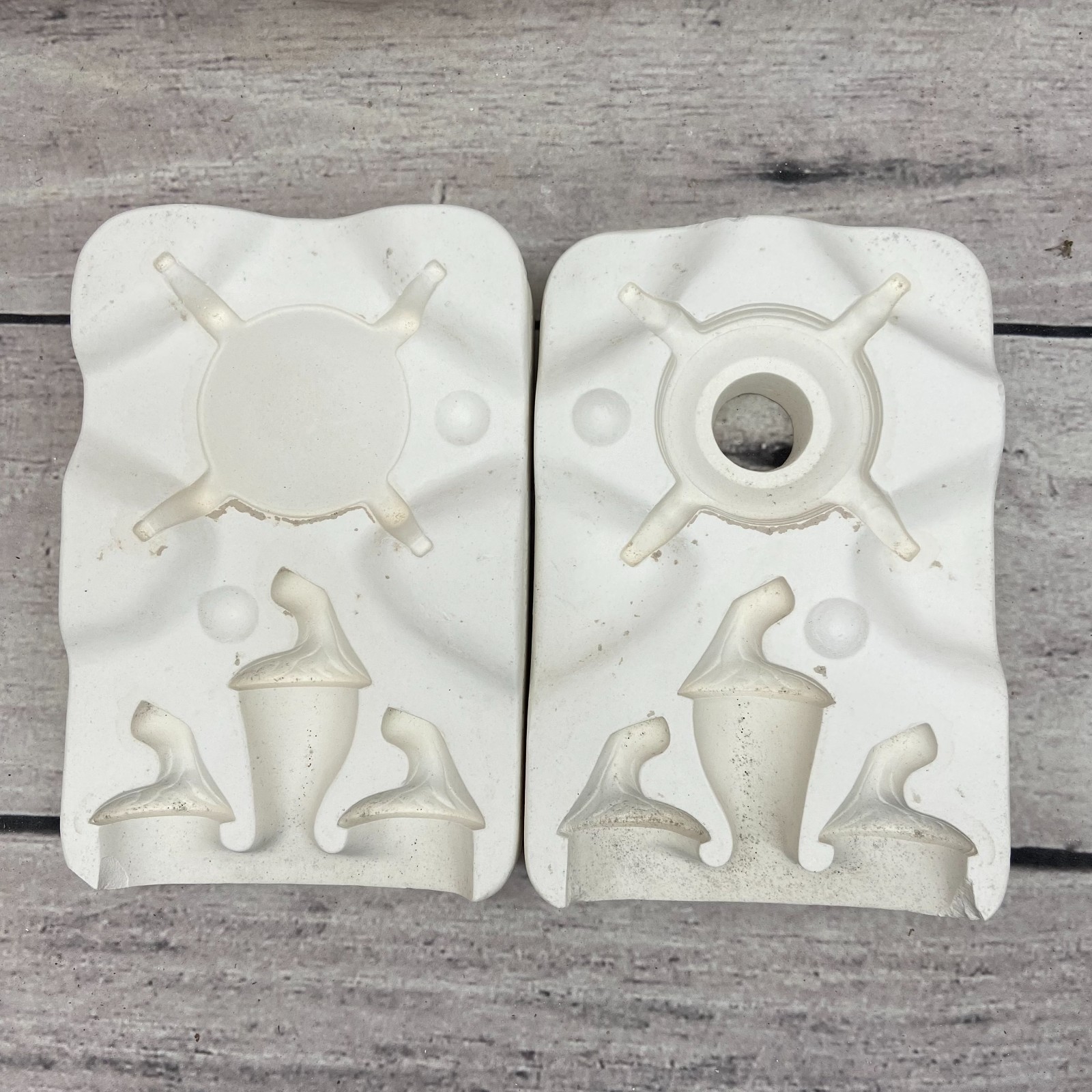 Vintage 1975 Duncan Ceramic Casting Mold Accessories #DM-509A