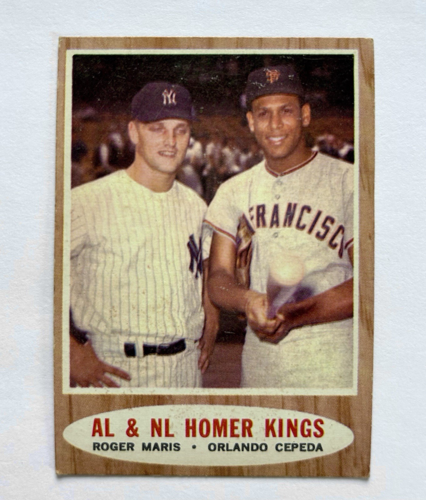 1962 Topps - Orlando Cepeda, Roger Maris #401 AL And NL Homer Kings
