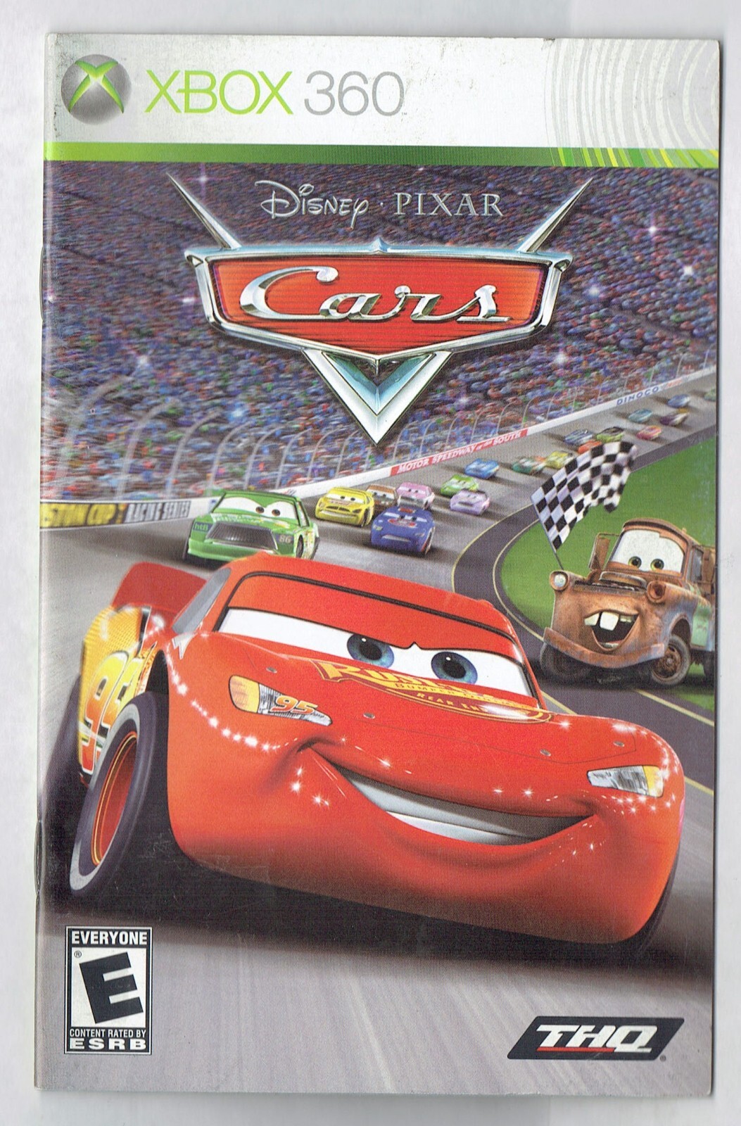 Disney Pixar Cars Microsoft XBOX 360 MANUAL Only