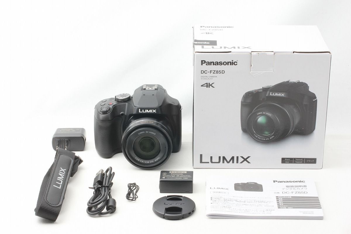 Panasonic LUMIX DC-FZ85D Black Compact Digital Camera Excellent Condition