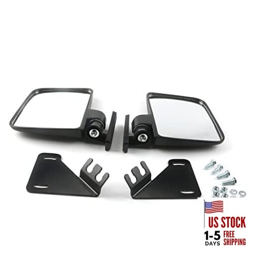 Folding Side Mirror Set Compatible With Polaris General 1000 2016+ 