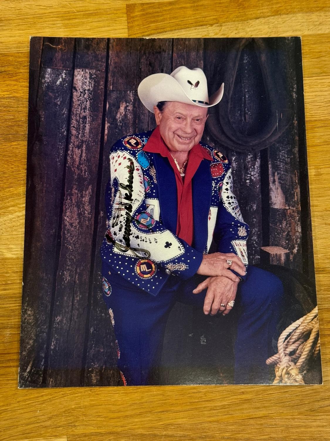 Jacky Ward Signed Photo 20x25 cm Country artist Autograph
