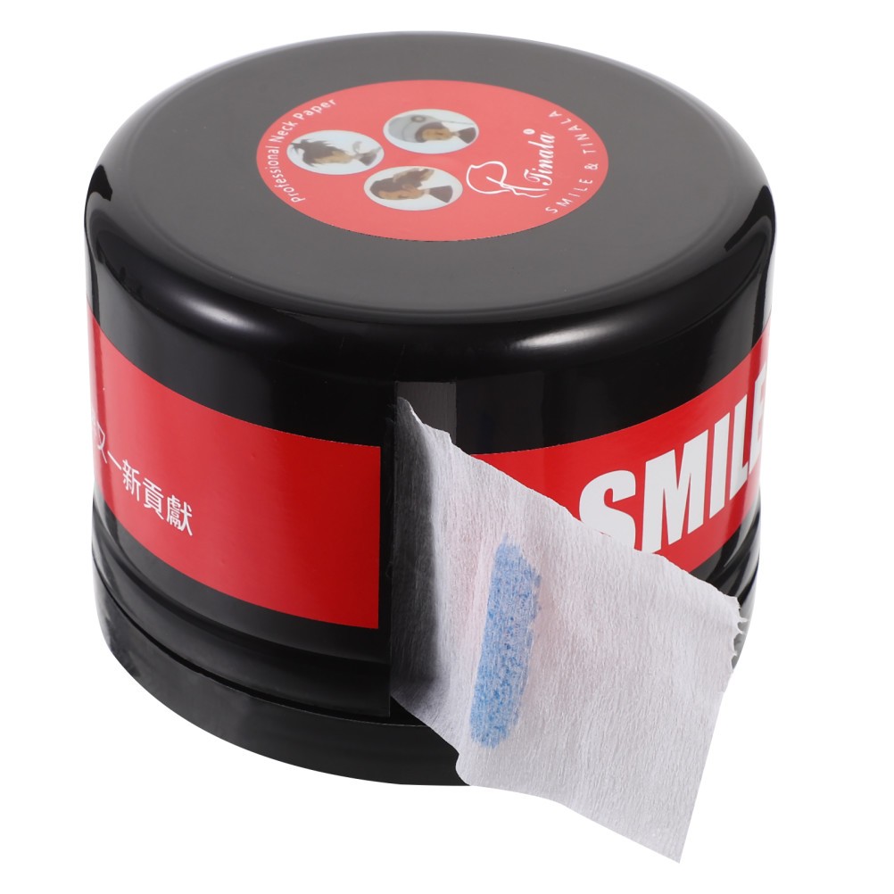 1 Set Paper Barber Neck Strips Neck Roll Paper Dispenser Neck Strips Box