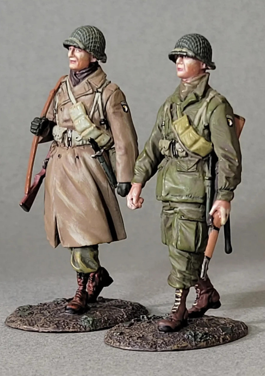 W. Britain - "Are We There Yet?" 101st Airborne Marching, 1944-45 #25306