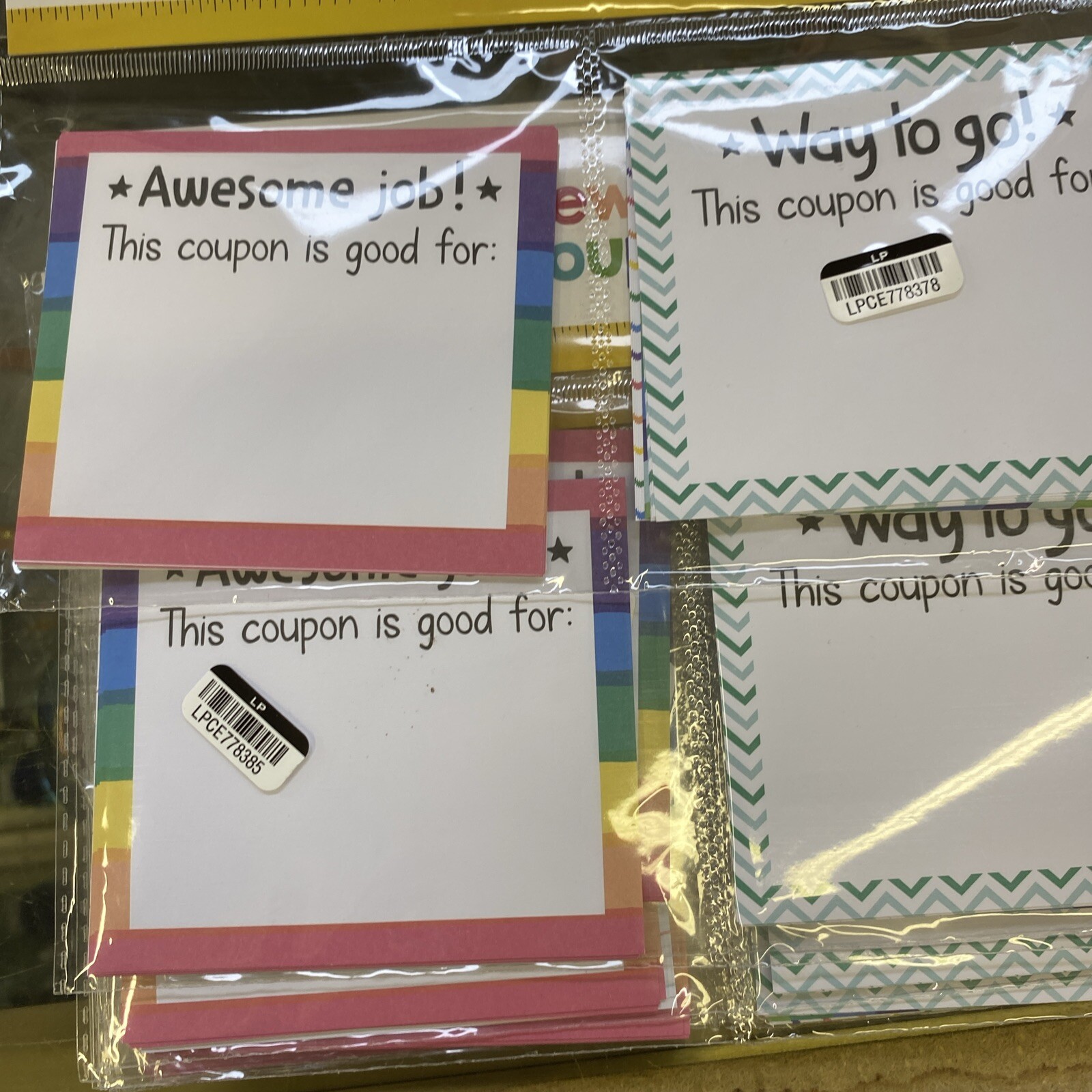 Student Reward Cards Coupons awesome job way to go