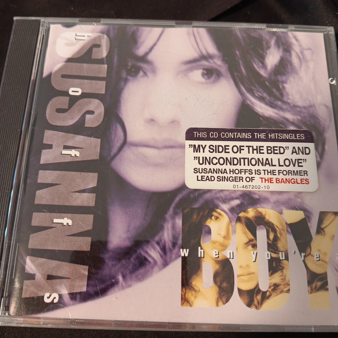 SUSANNA HOFFS -[bangles] WHEN YOURE A BOY CD "LIKE NEW"BRAND NEW CASE Restored 