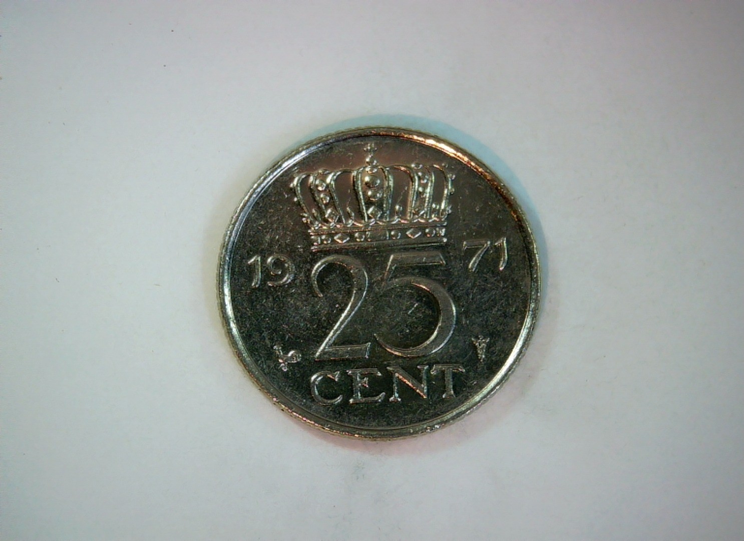 Netherlands 1971 25 Cent Juliana 25 Cent (crowned value) Coin
