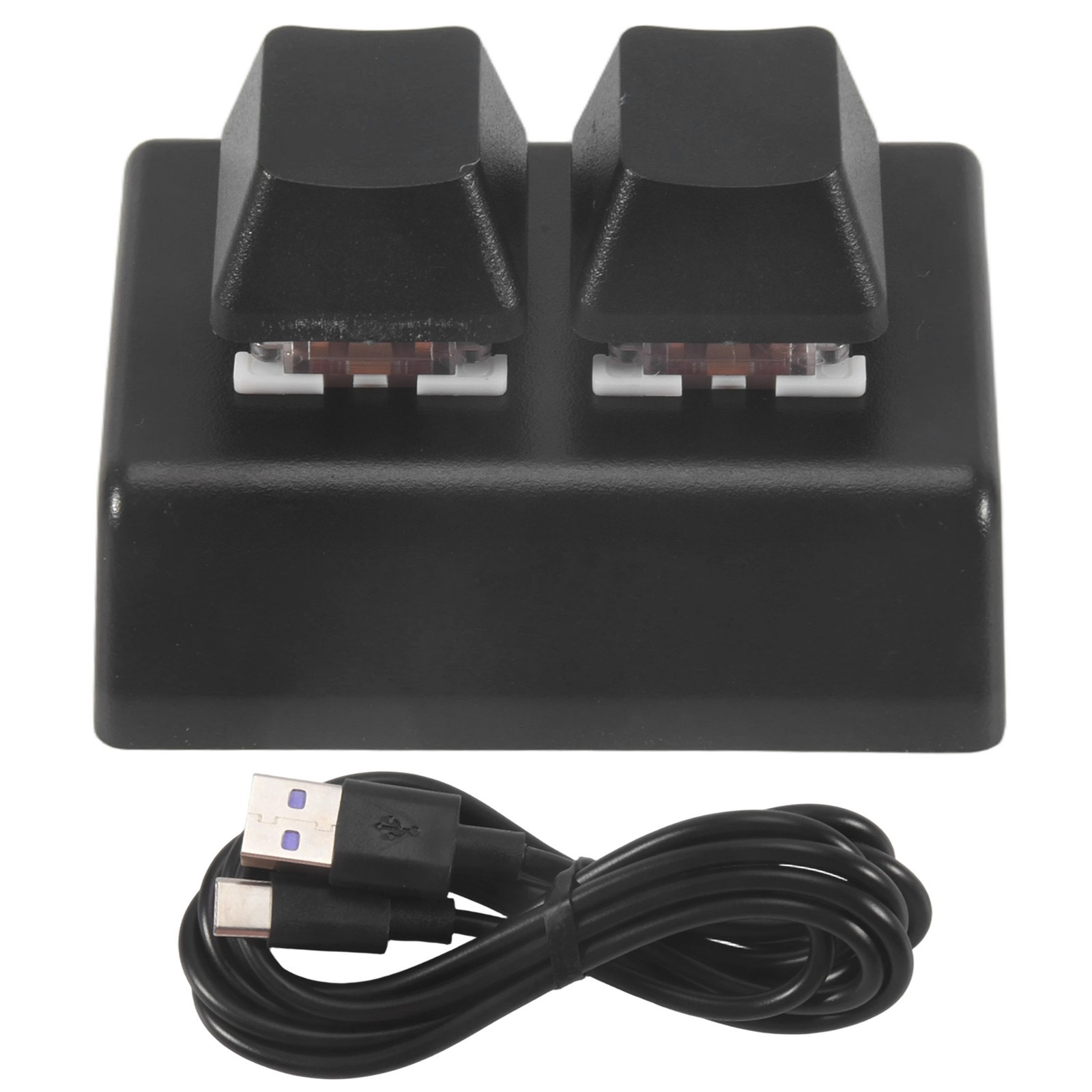 2 Keys Macro Programming Keyboard RGB Mini Keyboard Gaming Drawing Red7664