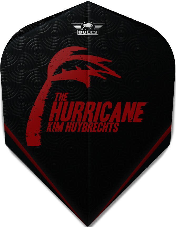 Bulls Powerflite P Kim Huybrechts The Hurricane Black No.6 Dart Flights