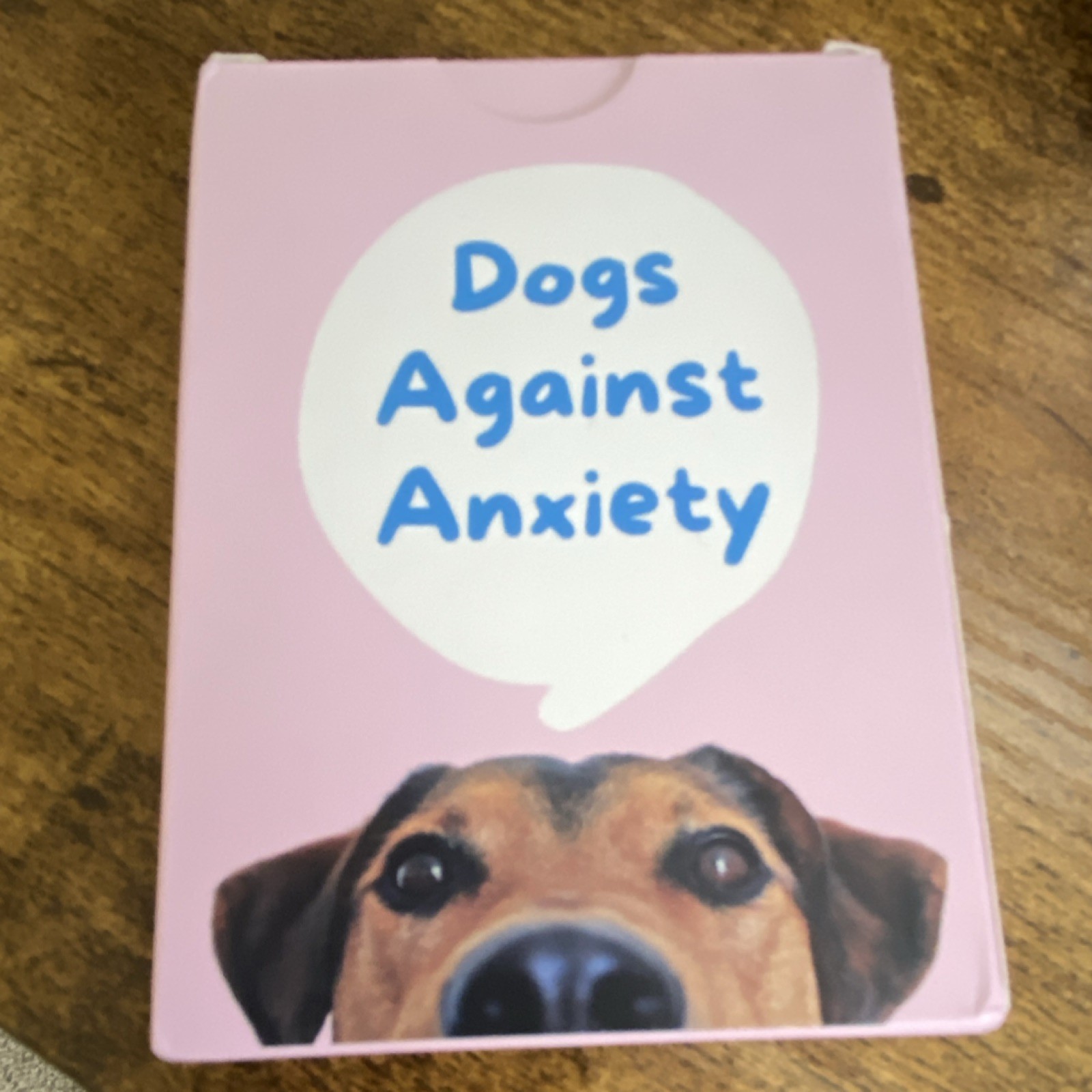 Dogs Against Anxiety 50 Wallet Sized Cards for Anxiety and Panic Situations