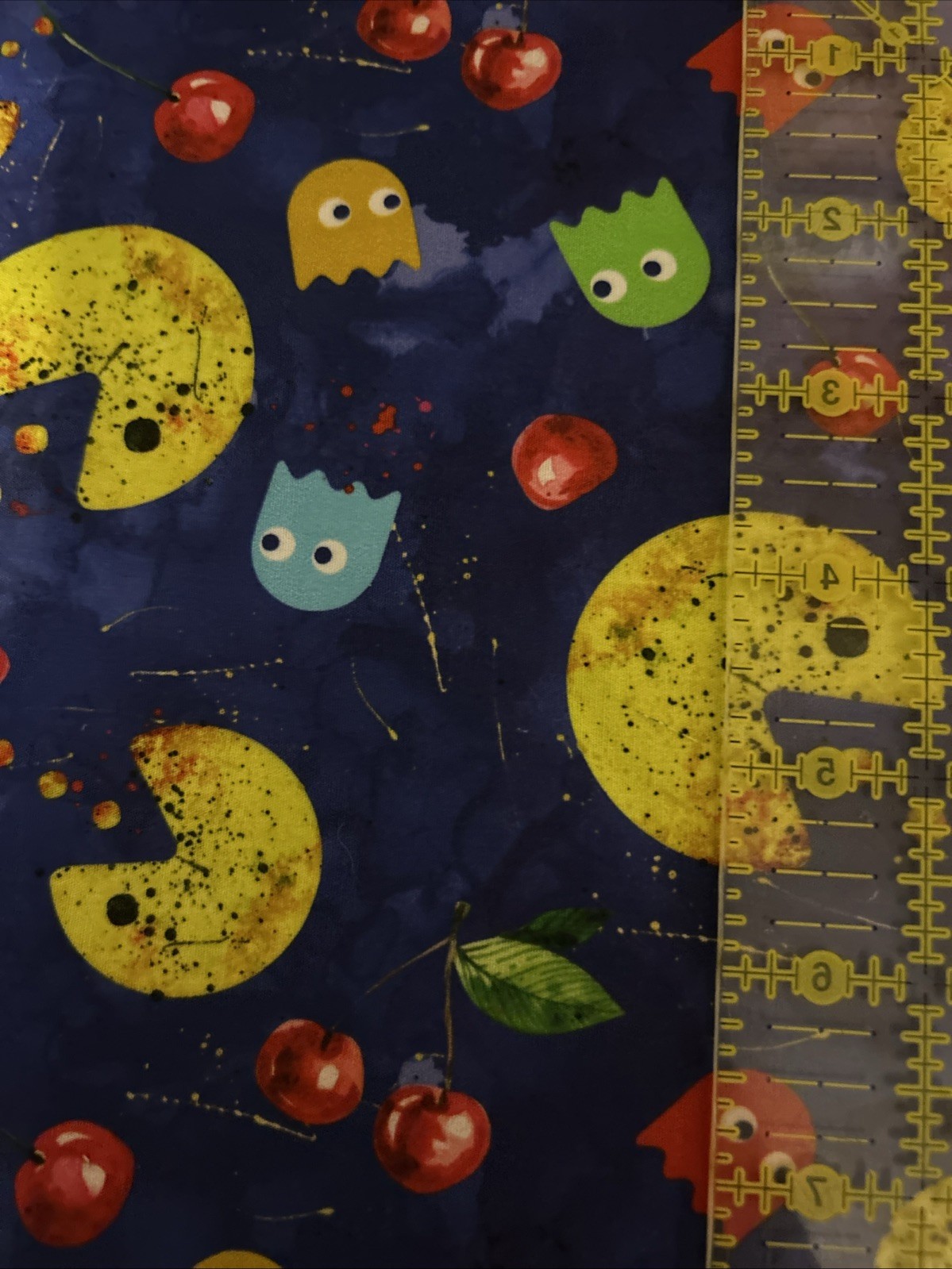 PAC Video Game  #59 Inspired Tumbler Fabric 100% Cotton Woven 9x13”