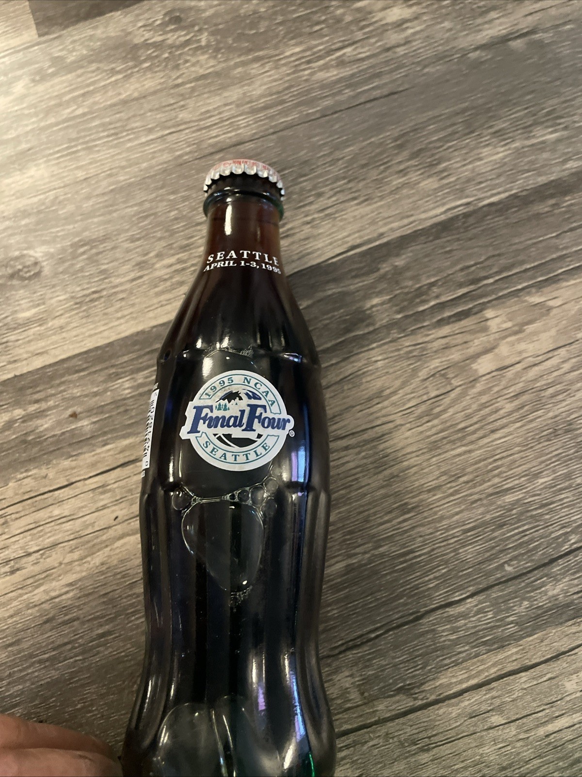 Coca-Cola Commemorative 8 oz. Bottles (Full) -  NCAA Final Four in Seattle 1995