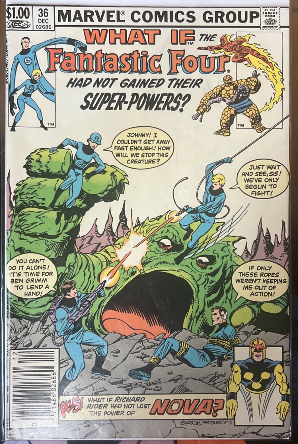 What If #36 - Marvel 1982 - Fantastic Four Had Not Gained Their Powers