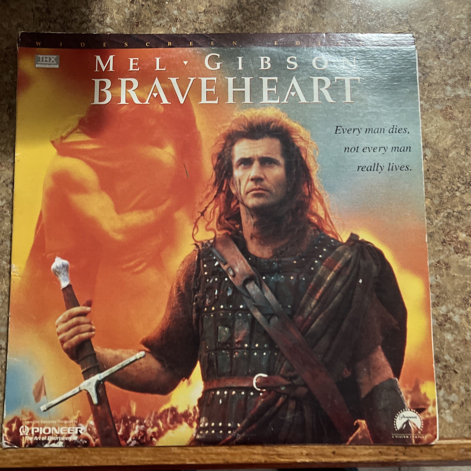 Braveheart - Laserdisc LD 1995 Mel Gibson Widescreen Edition 
