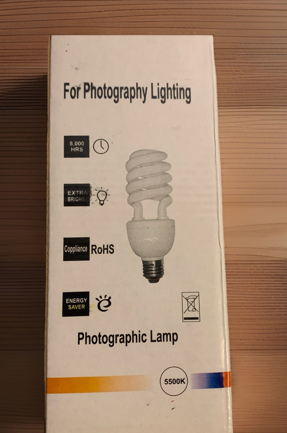 E27 45W 5500K Photographic Light Bulb Unbranded Bulb