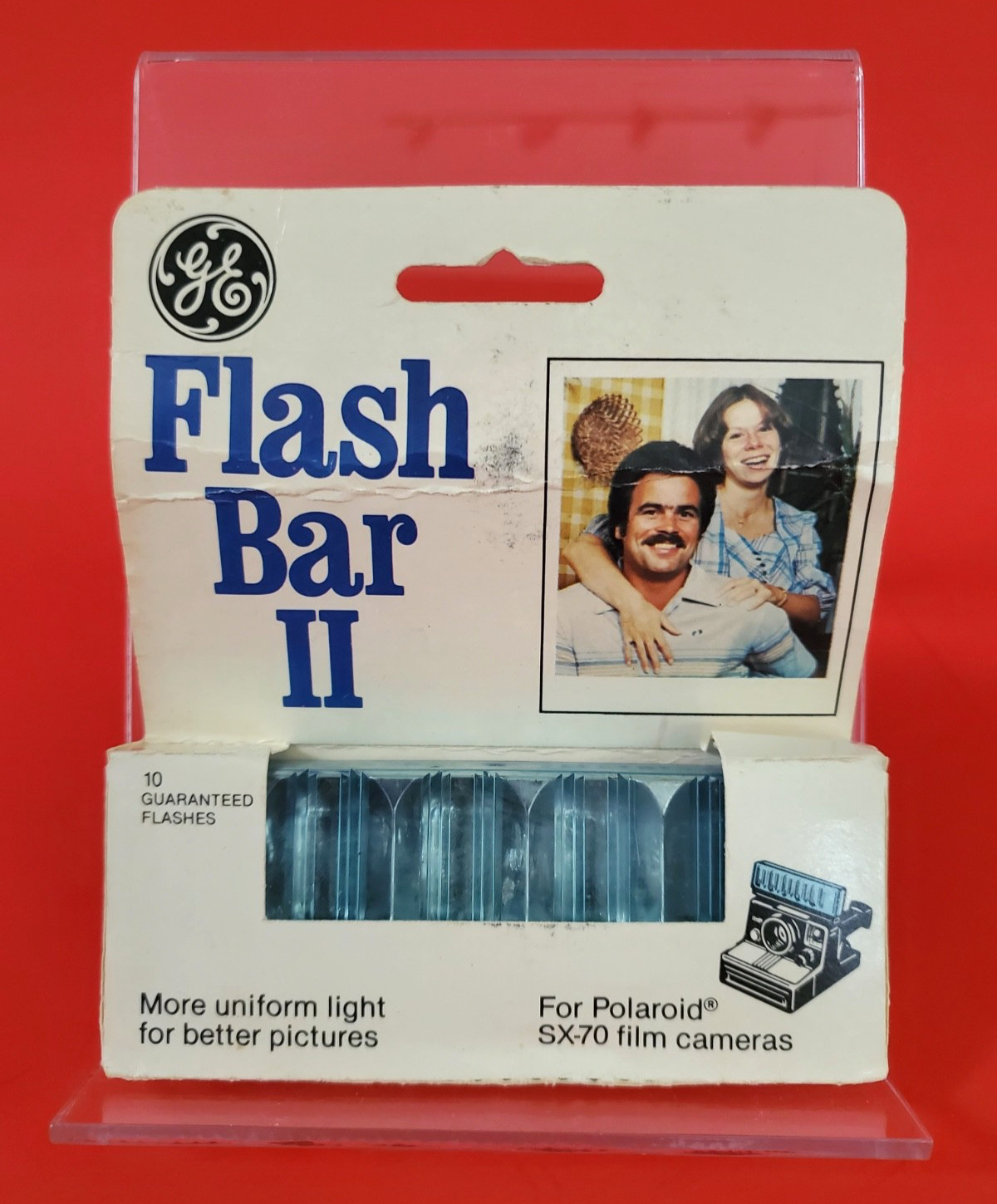 📸 GE Flash Bar 2 ✨ For Polaroid SX-70 Cameras, New & Sealed
