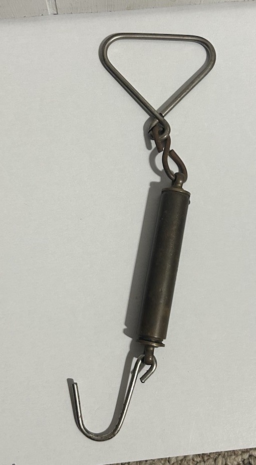 Vintage Chatillon NY Brass Fish Scale - Model 30 -30 LB/15KG -Made in USA