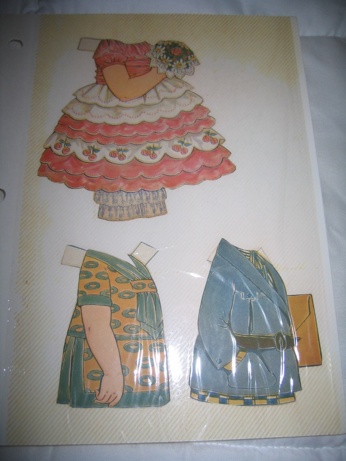 Vintage Original 1926 Dolly Dingle Cousin Dotty Outfits Cut Out Paper Dolls