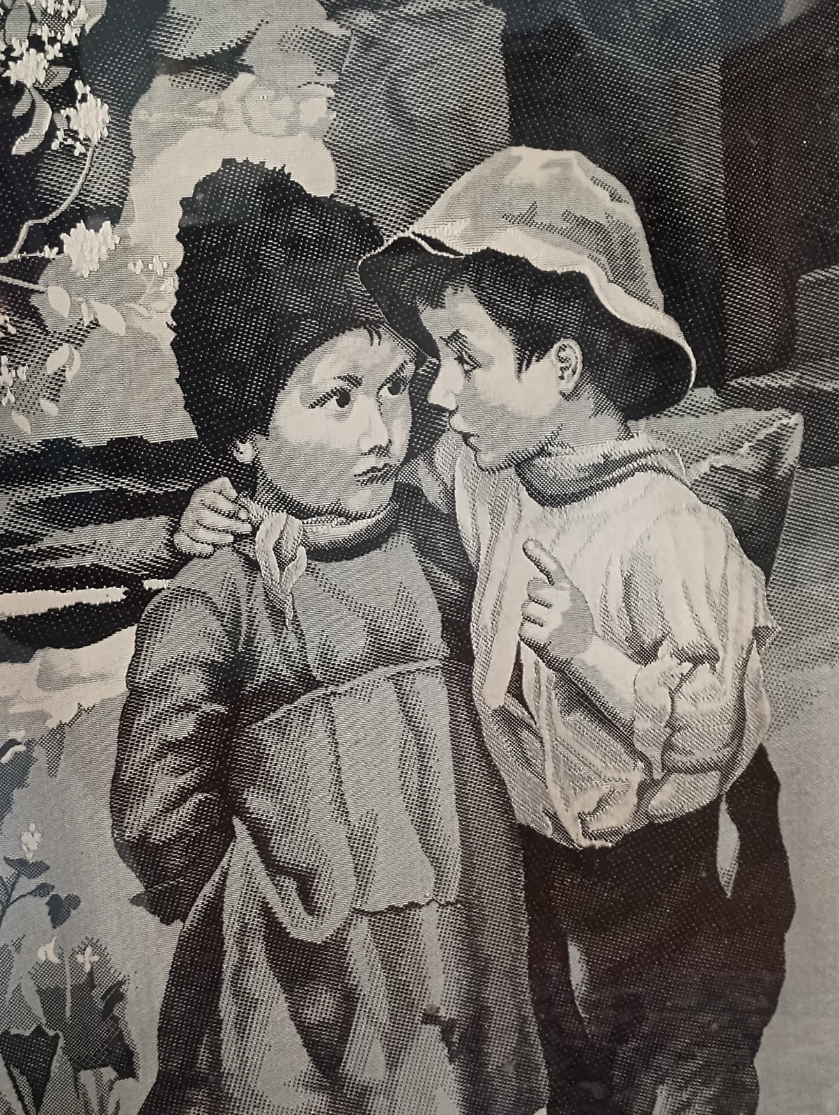 NEYRET FRERES STEVENGRAPH, Large Woven Silk Picture, 1927, "The Secret"