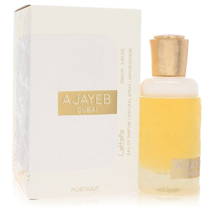 Lattafa Ajayeb Dubai Portrait by Lattafa Eau De Parfum Spray (Unisex) 3.4 oz (Me