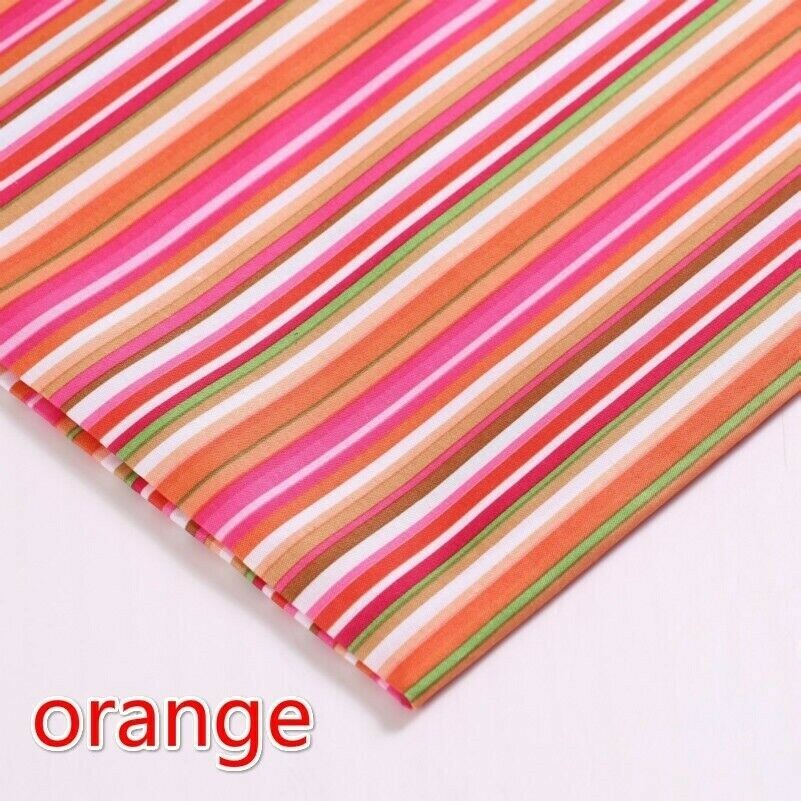 Skinny Striped Fabric Table Cloth Craft Curtain Craft Sofa Colorful Chair