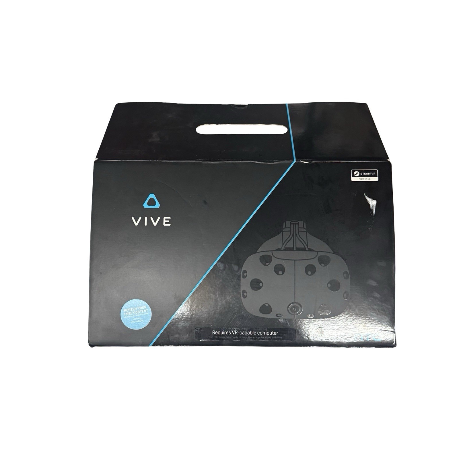 HTC Vive VR Headset Complete Set Full Kit System Virtual Reality W/Head Bd