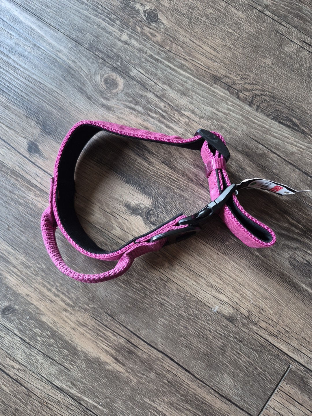 NWOT KONG Ultra Durable Padded Comfort Handle Dog Collar LARGE Pink Adjustable