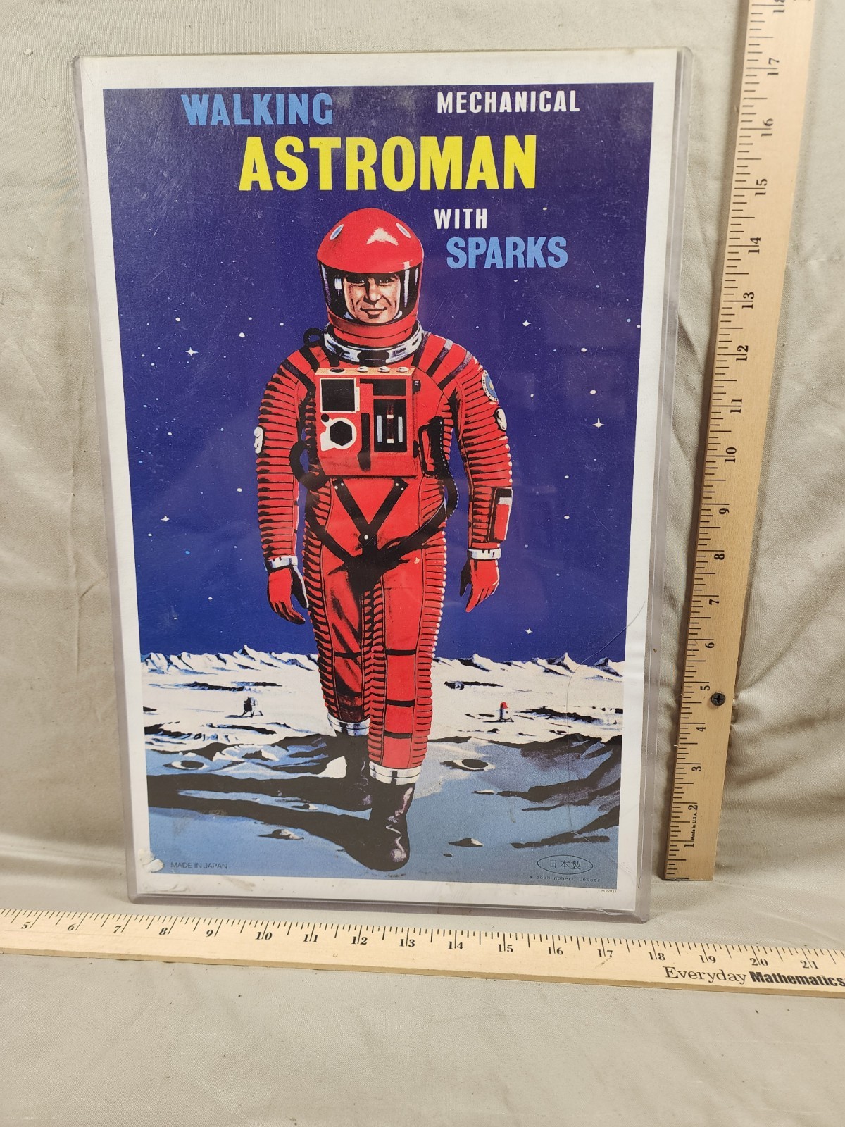 Retro Astro Man Walking Robot Poster Killer Box Graphic Poster 