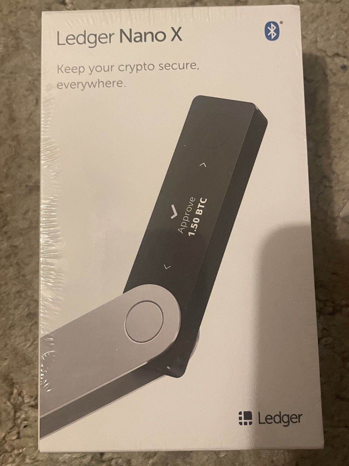 Ledger Nano x Crypto W/ FREE Required On The Go Cables/Hardware Kit! Brand New