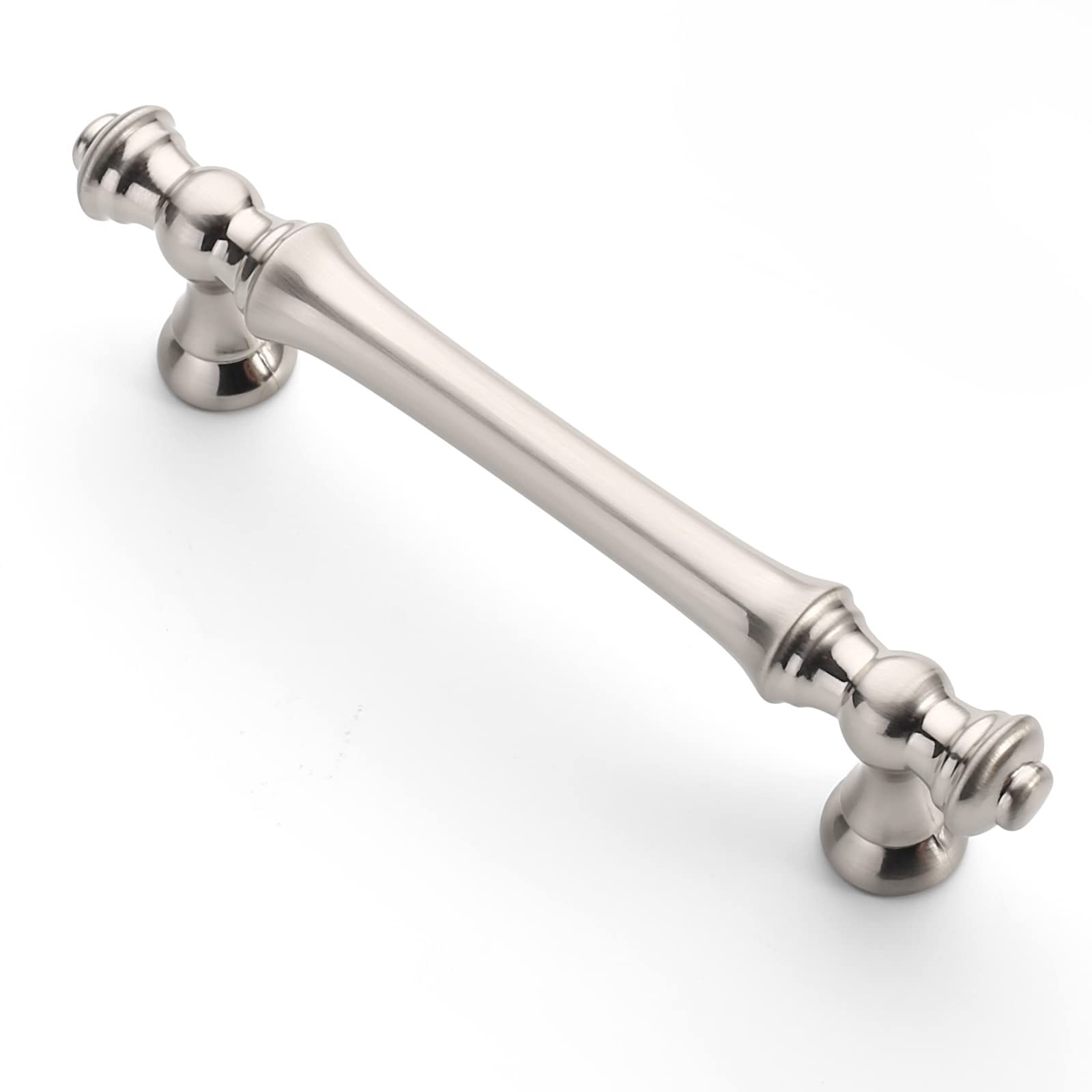 6 PCS 3.75 Inch 96mm Brushed Satin Nickel Kitchen Cabinet Handles Pulls