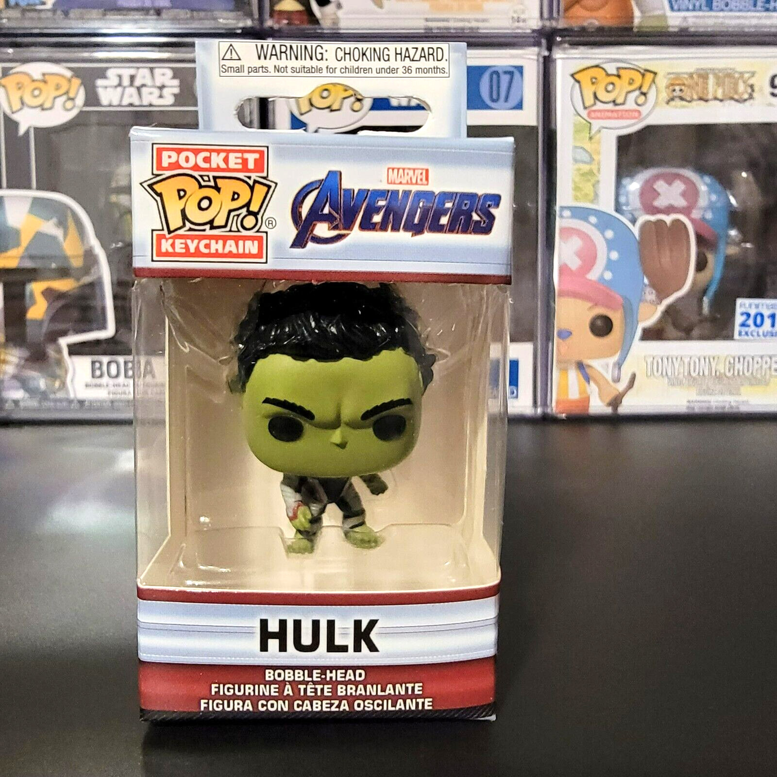 Funko Pop! Pocket Keychain Marvel Avengers Endgame Hulk Vinyl Bobblehead