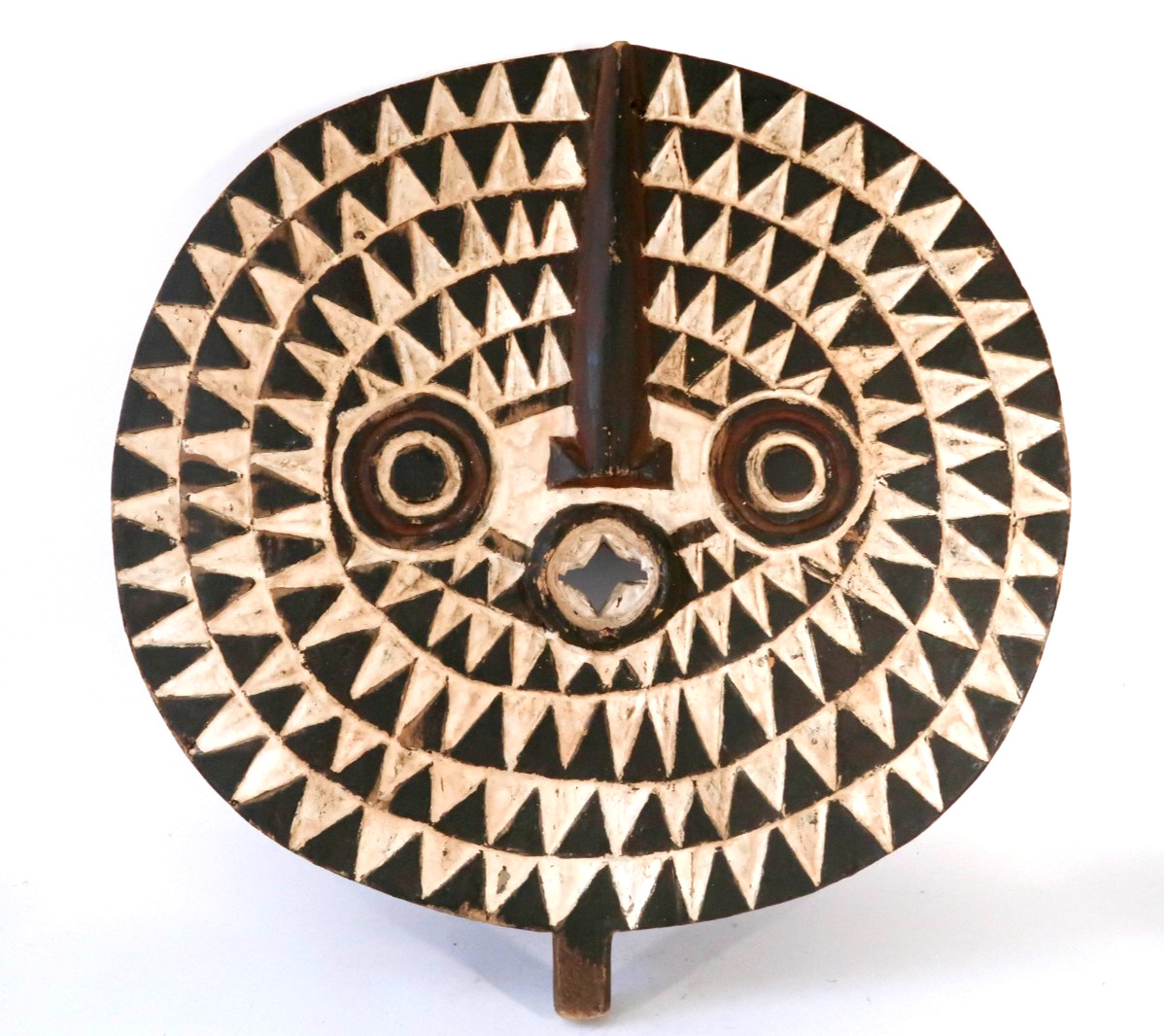 Very OLD Bwa Sun Mask Mali - African Tribal - Hand Carved Wood ART