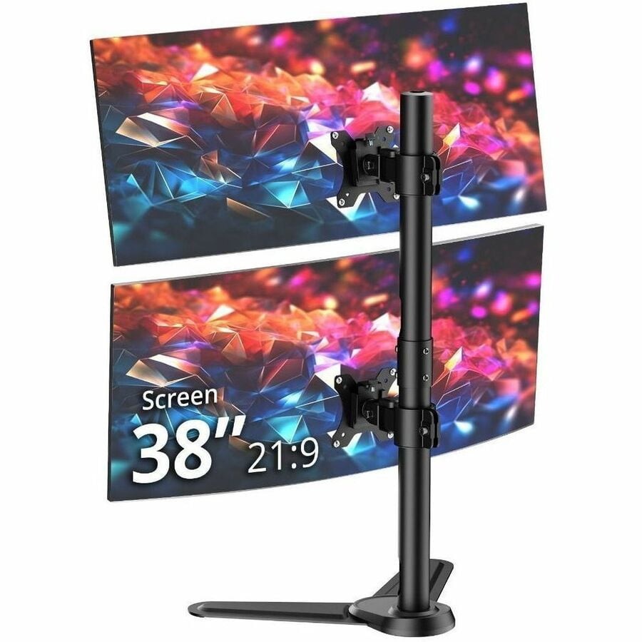 Siig CEMT5J11S1 Dual Vertical Monitor Stand 13-38" Screens
