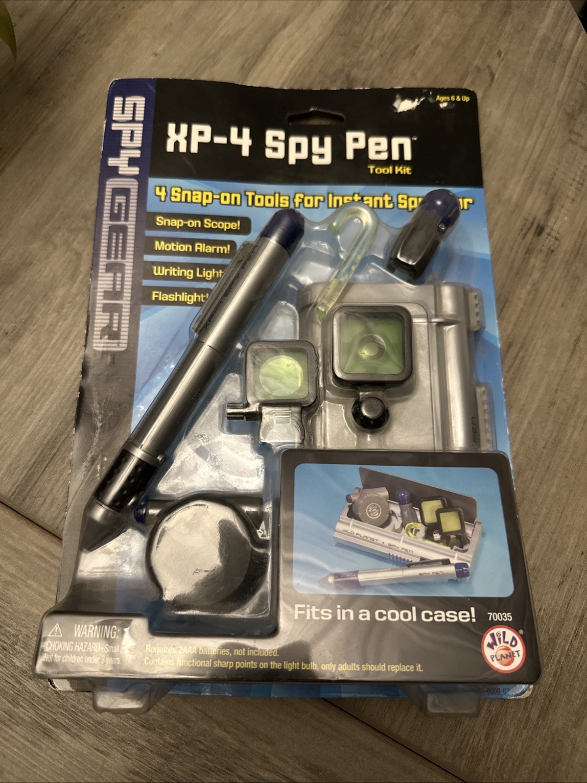 NEW Sealed Wild Planet  XP-4 Spy Pen Spy Gear w/ Case Kids Toy 2002