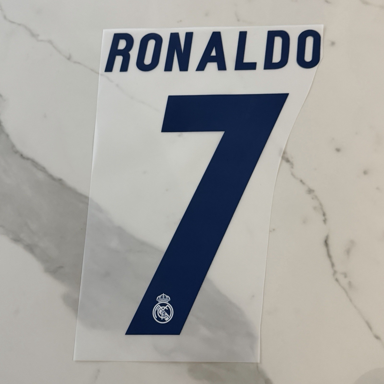 2016-17 RONALDO CR7 Home Real Madrid Nameset Name Number Dorsal