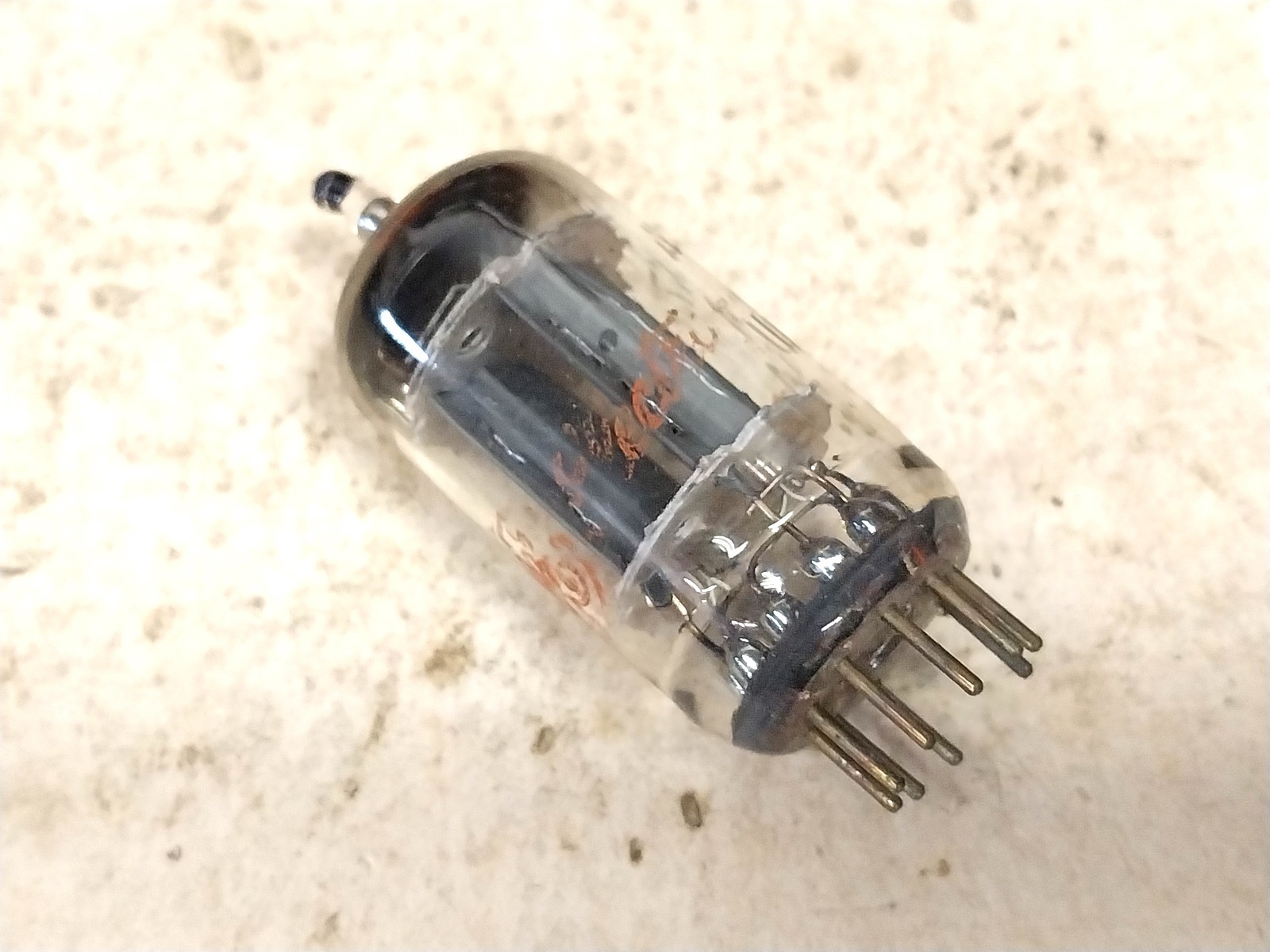 Nice Tested GE 12AX7 / Old Vintage Ham Radio Tube Receiver Audio Guitar Amp