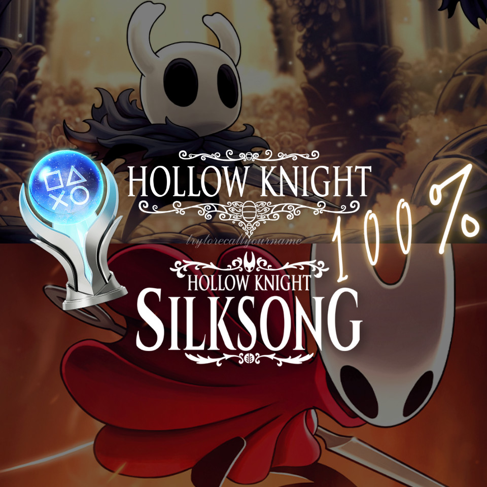 HOLLOW KNIGHT + SILKSONG PS4/PS5 Platinum Trophy Service FAST SAFE LEGIT