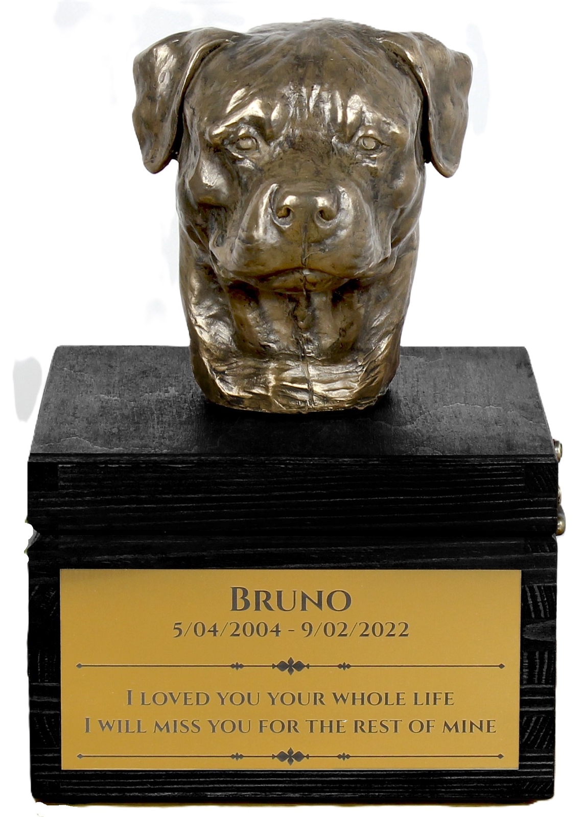 Rottweiler Black Letters on The Box Art-Dog