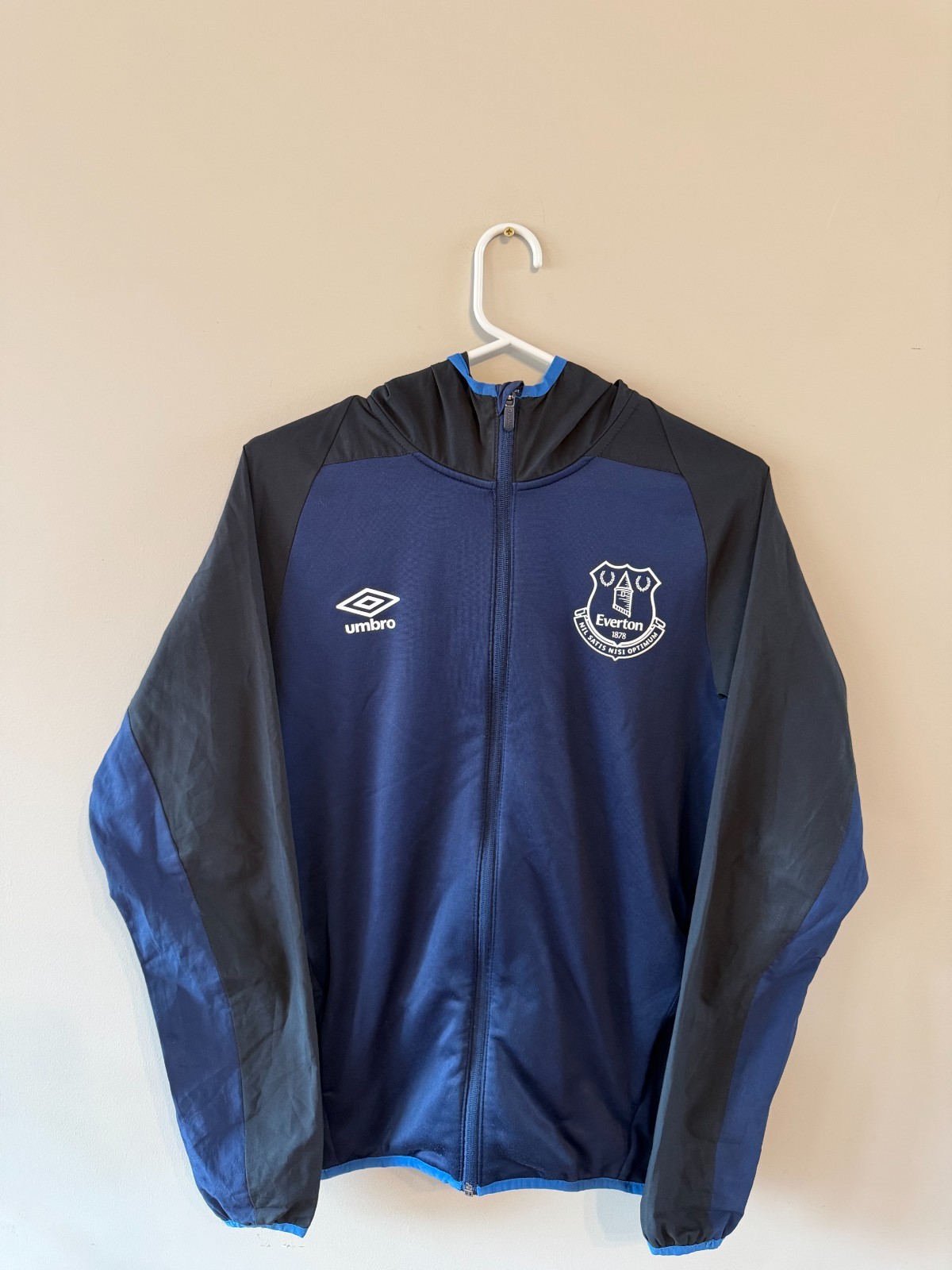 Everton 2018 2019 Training Jacket Umbro Hooded Full Zip Football Size Men S