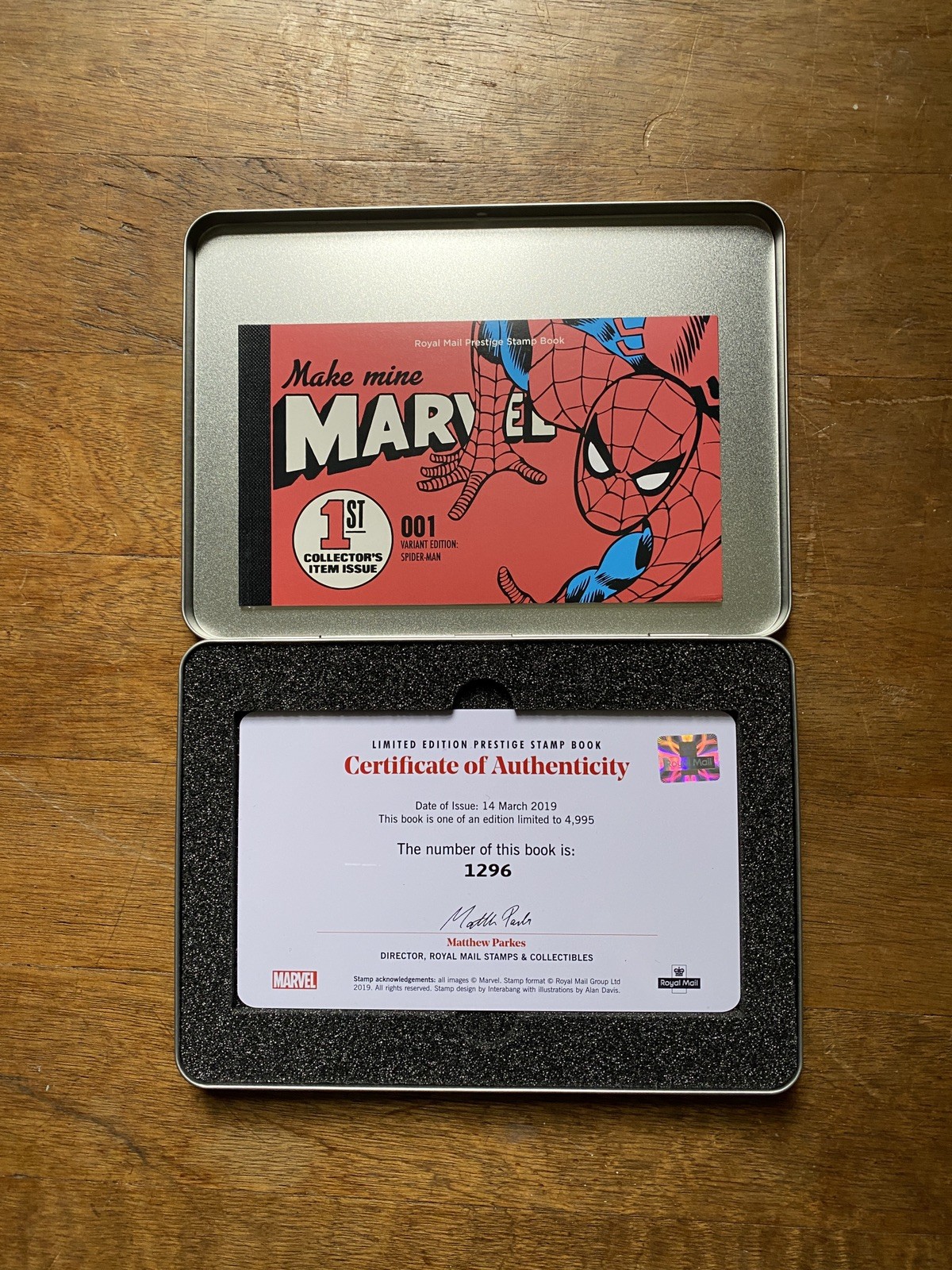 2019 Marvel Heros Prestige Stamp Book Royal Mail UK GB LIMITED EDITION Complete!