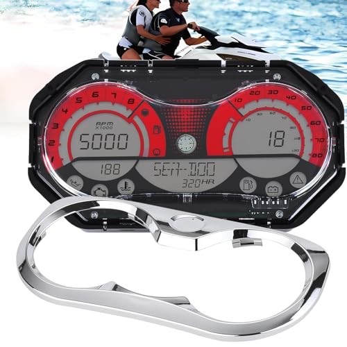 278002270 278002144 LCD Digital Jet Ski Speedometer Fit for 2006-2011 Sea Red