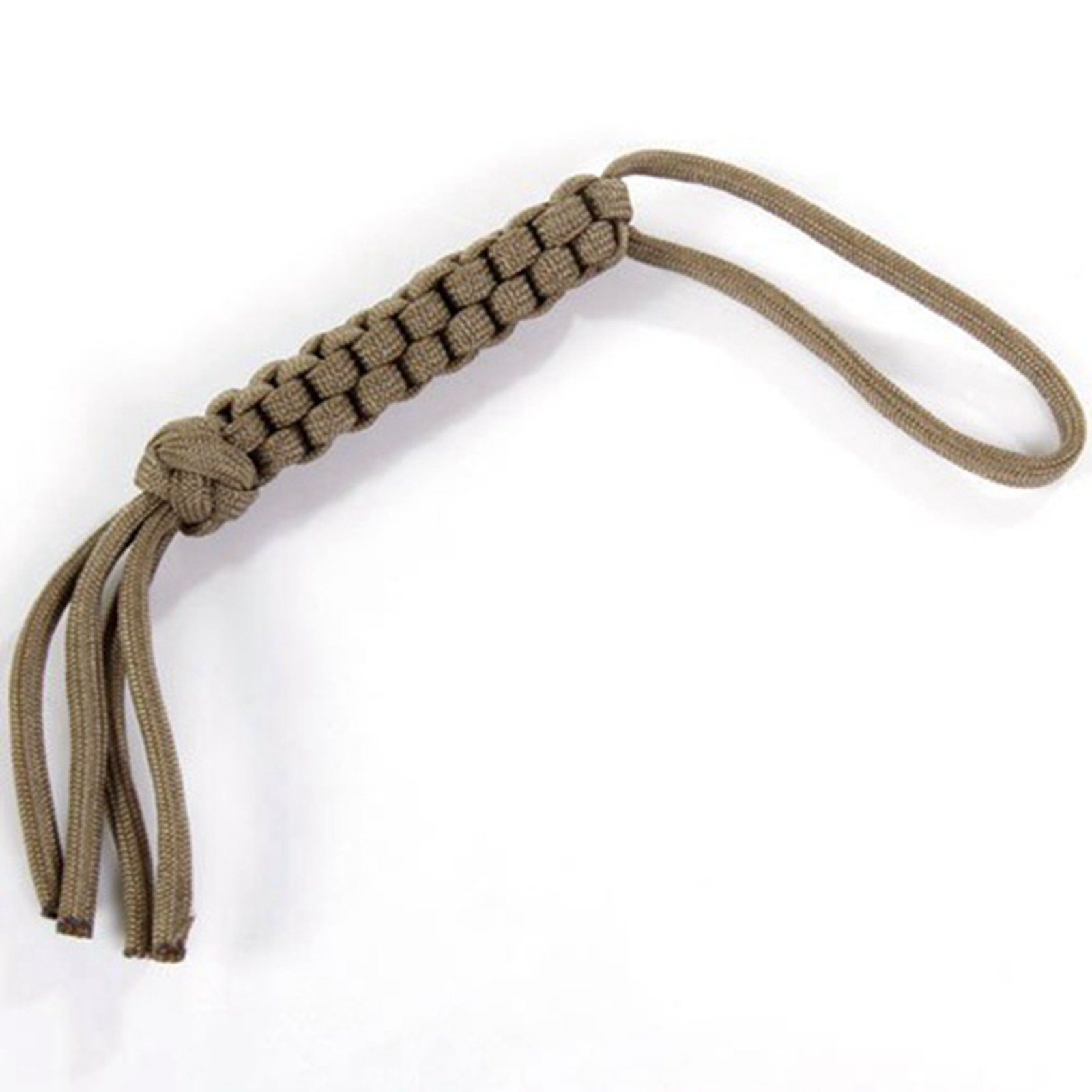 4X Paracord Square Weave  Lanyard--Khaki R9G47996