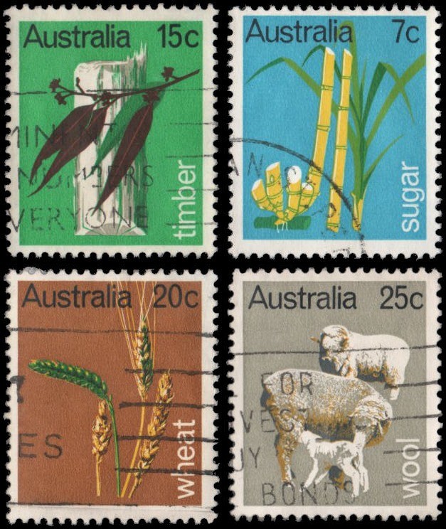 Australia #462-465 Used