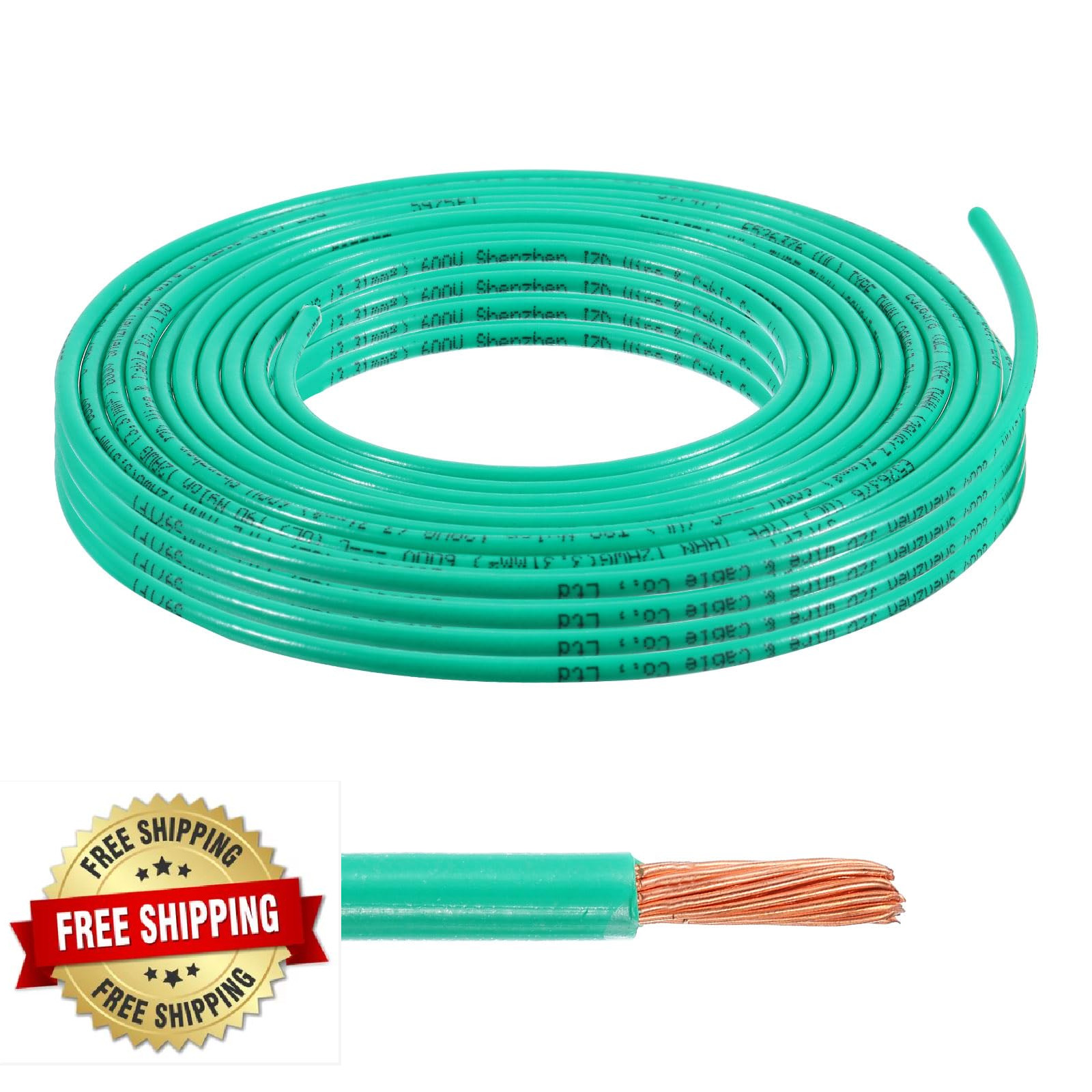 MECCANIXITY THHN Stranded Wire 50ft 10AWG Building Wire - UL Listed