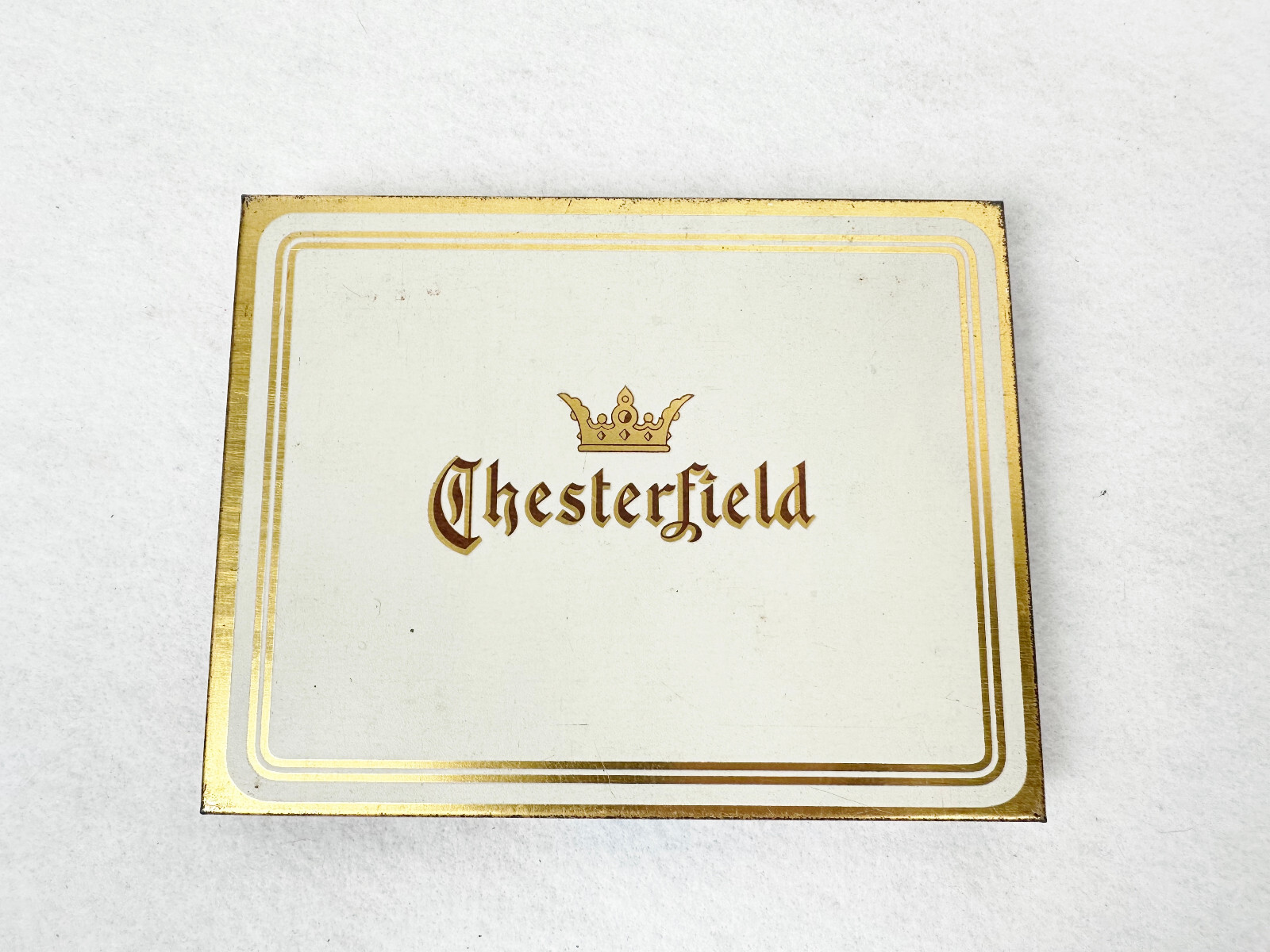 VINTAGE CHESTERFIELD TOBACCO TIN - FACTORY No. 25 - EMPTY - COLLECTORS ITEM