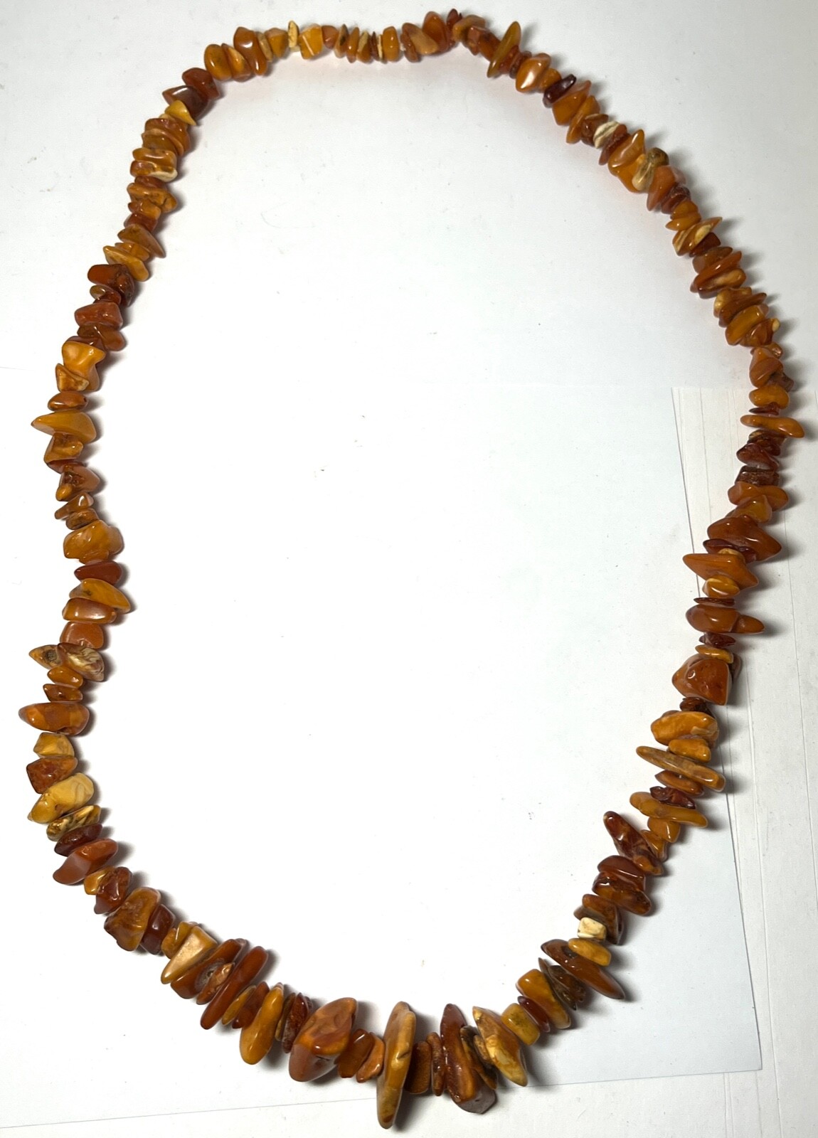 Graduated  Strand  of old Amber Necklace   J-5