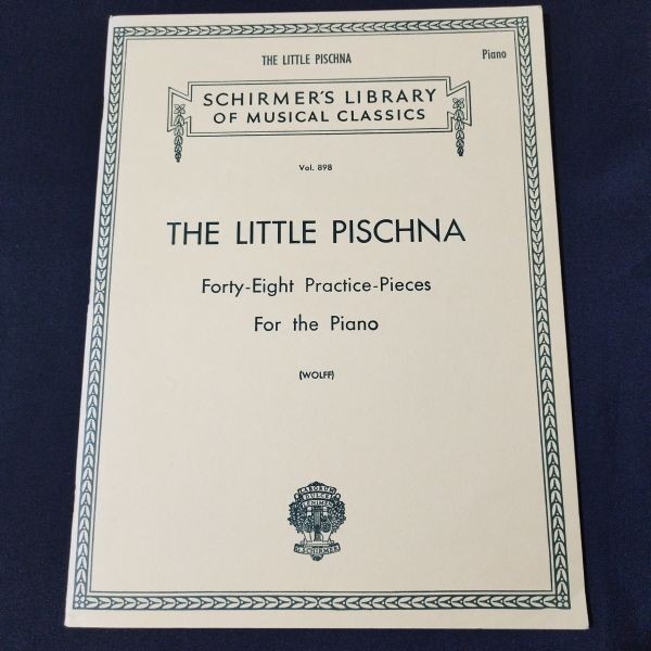 Sheet Music Piano Little Pishna (48 Basic Etudes) Schirmer Shelf NpB7