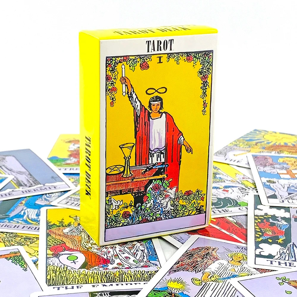 The Rider-Waite Tarot Deck with Guide book by Arthur Edward Waite 78 Cards